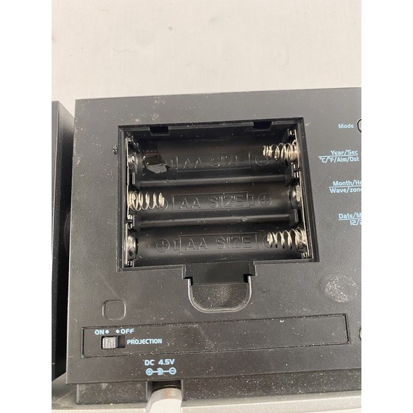 Silicon Scientific Atomic Projection Clock 6" Long × 4" Tall Tested Working READ - Picture 7 of 7